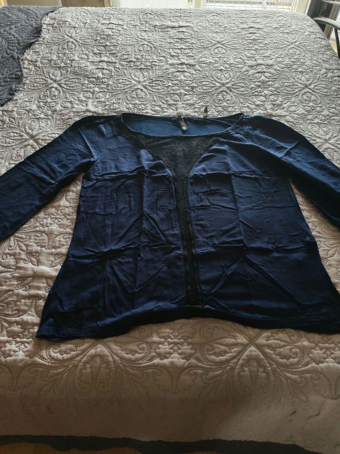 Tee shirt manches longues dentelle - photo numéro 2