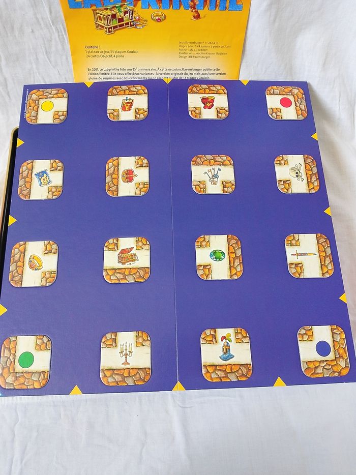 Labyrinthe ravensburger boîte métallique complet - photo numéro 4