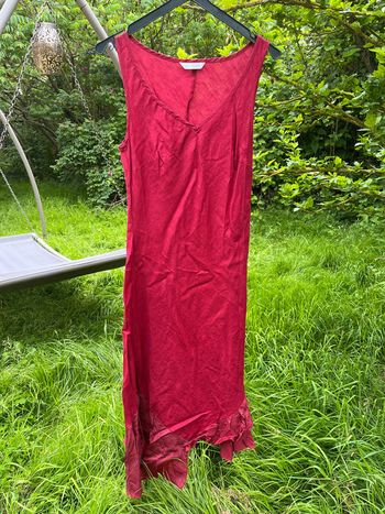 Robe Promod T 38 avec volant de soie