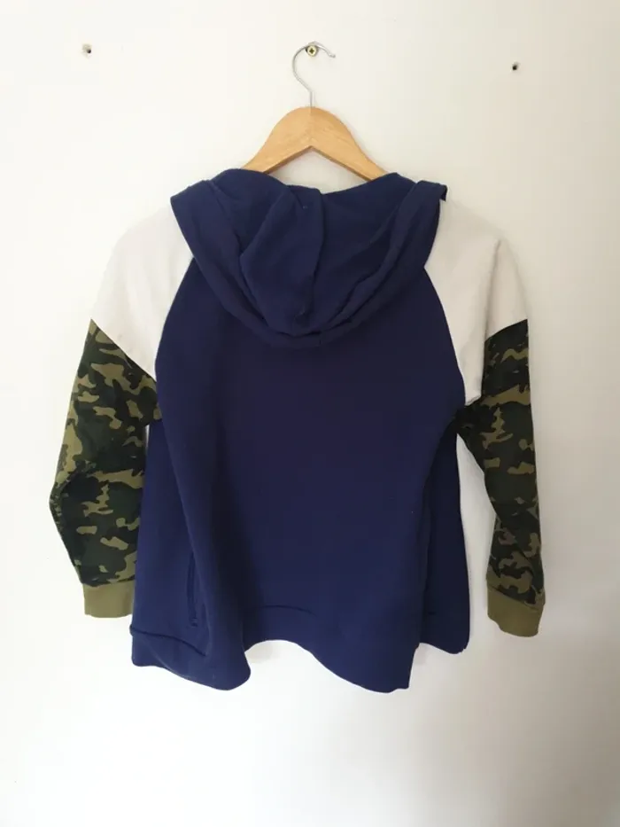 Veste tricolore militaire capuche A1211 - photo numéro 5