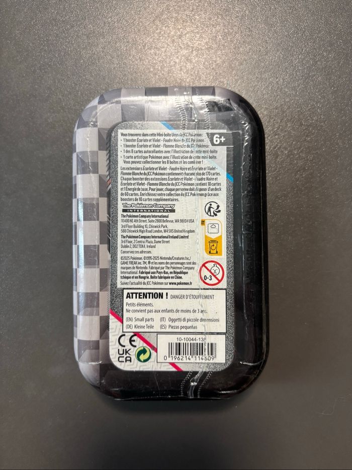 Mini tin Unys Pokémon NEUF - photo numéro 2