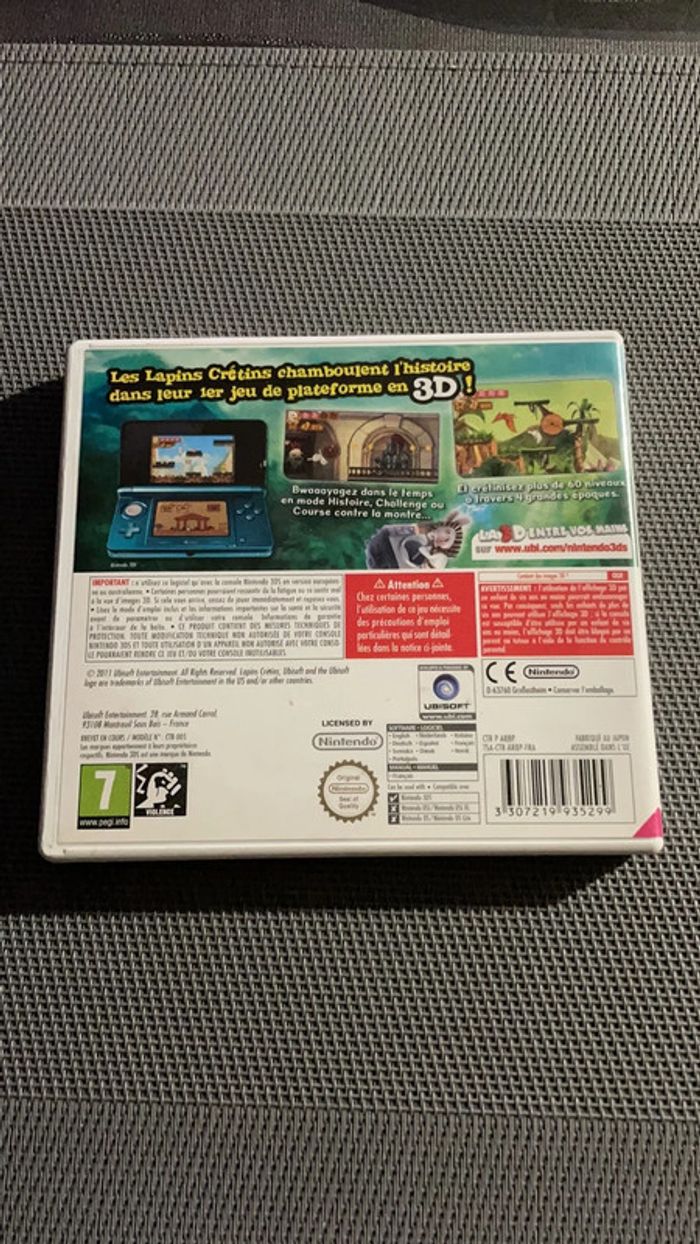 The Lapins Cretins 3D Jeu Nintendo 3DS - photo numéro 2
