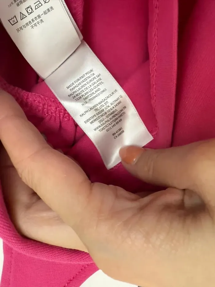 Robe Polo Ralph Lauren fuchsia taille 4 ans super état - photo numéro 6
