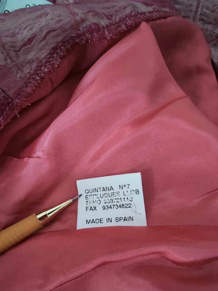 Robe Roger.O Jaume Roca T42  - Rose Métallisé, Style Élégant ! - photo numéro 5