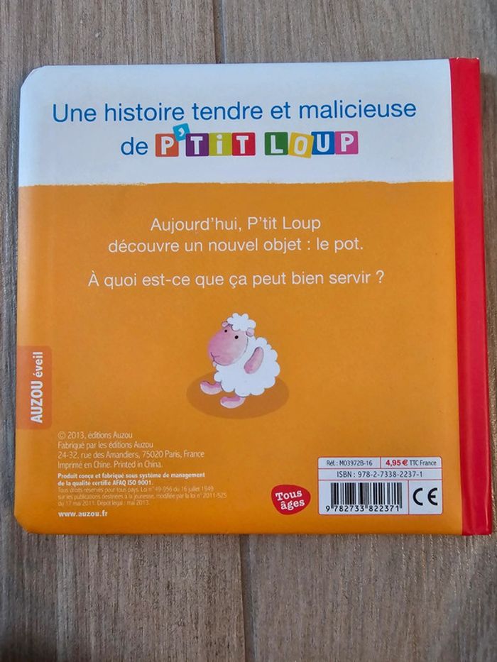 Livre P'tit loup va sur le pot - photo numéro 2