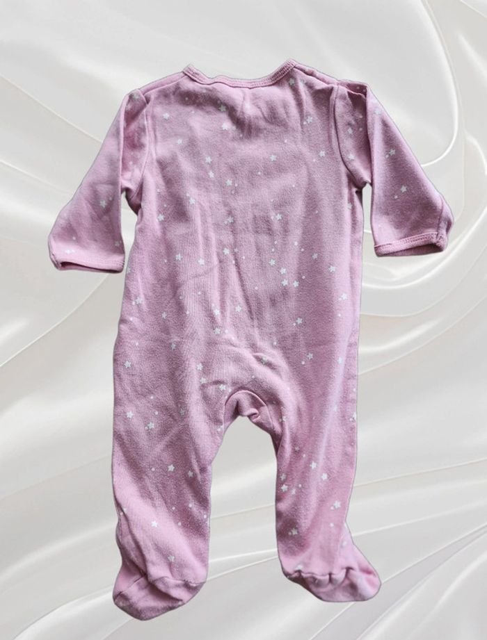 Lot de 2 pyjamas grenouillères fille 3 mois - photo numéro 7