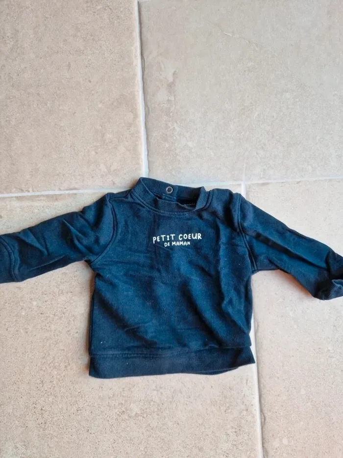 Pull petit coeur de maman