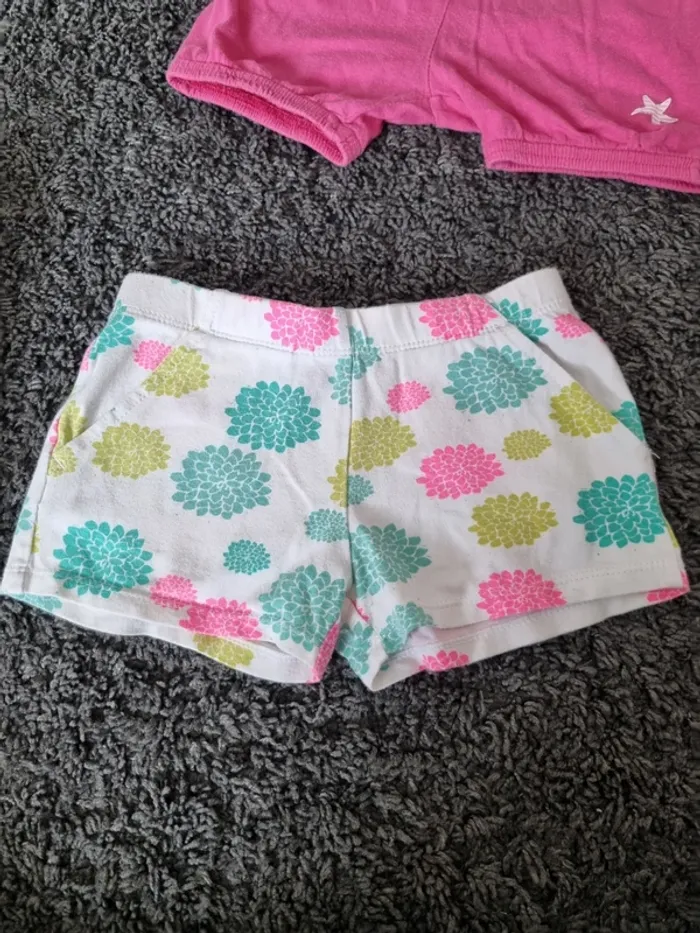 Lot de 3 shorts en coton 2 ans - photo numéro 3