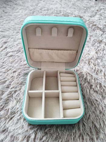 Boîte a bijoux bleu