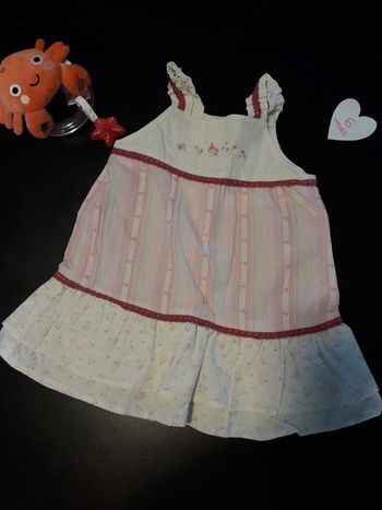 Robe rose 6 mois