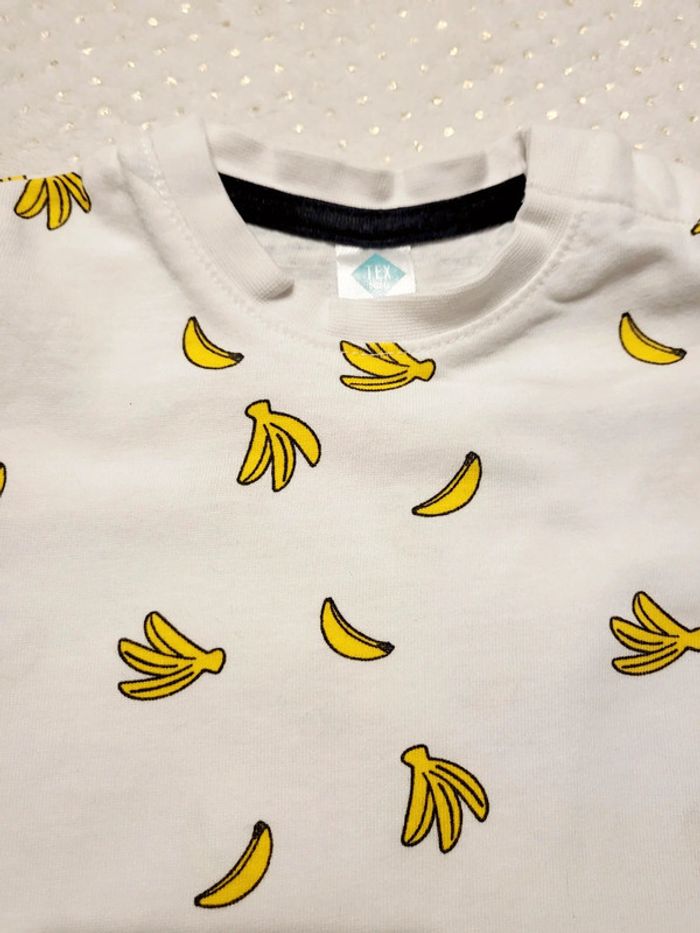 Tee shirt Banane 3 mois Tex Baby - photo numéro 2