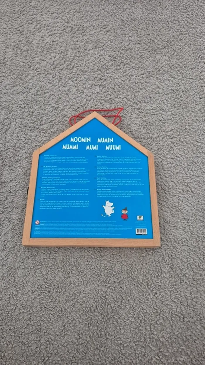 Jeu les moomin Geo house magnetic shapes & idea book - photo numéro 2