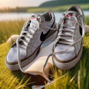 Superbes sneakers basses a lacets