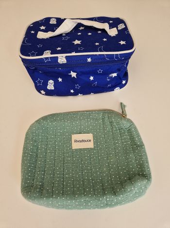 Lot de 2 trousses de toilette enfant 