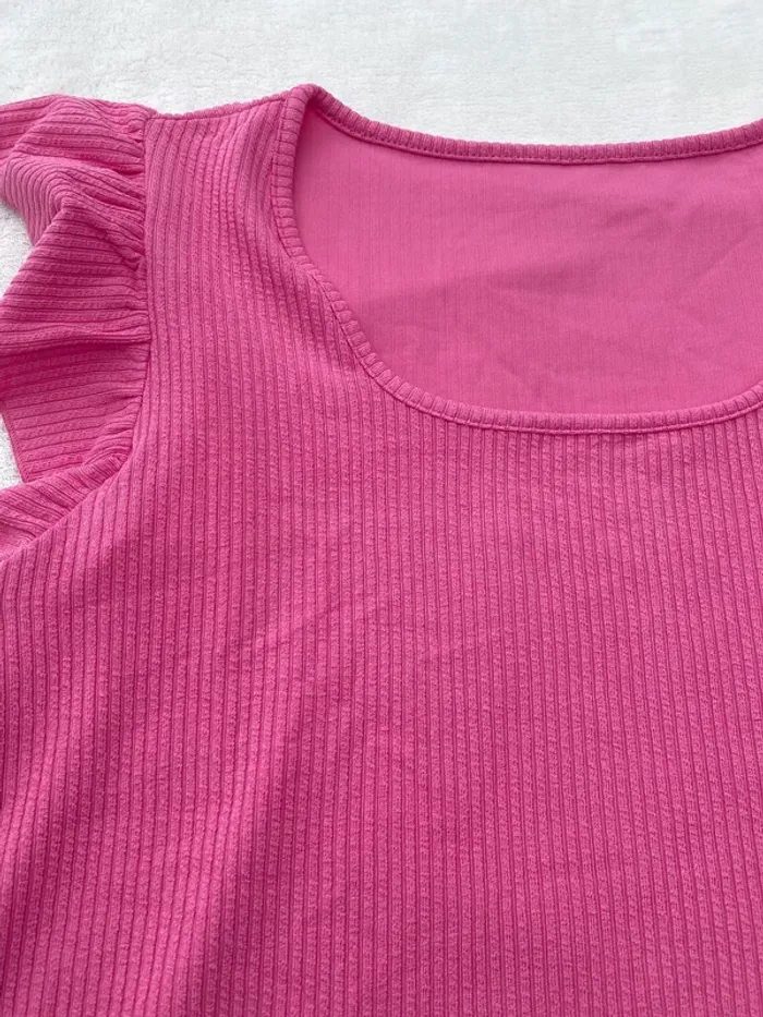 Teeshirt débardeur rose vif fuschia neuf - photo numéro 9