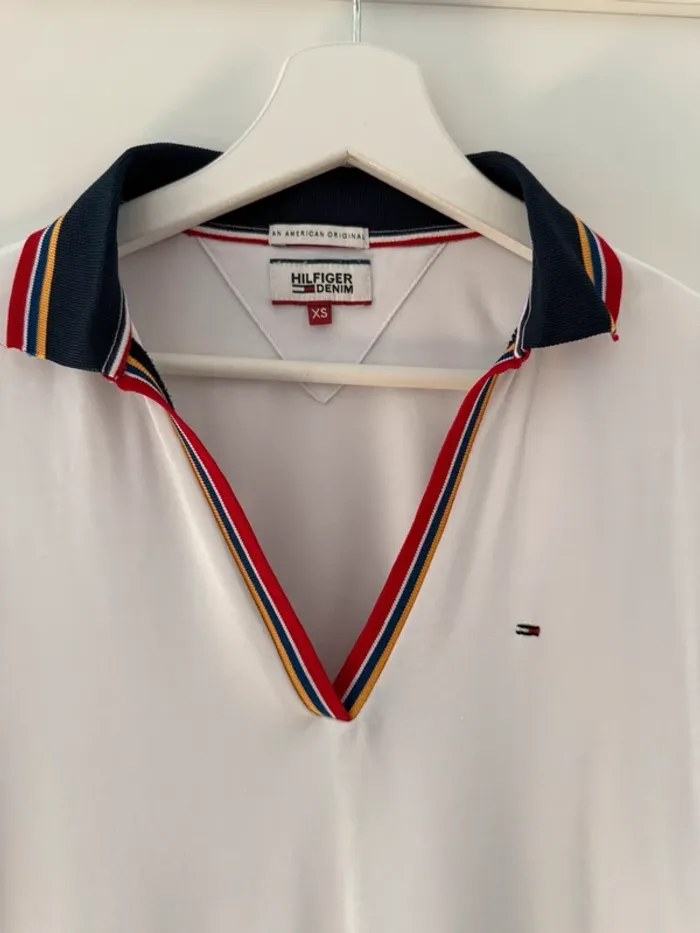 superbe top t shirt polo tommy Hilfinger 34 xs - photo numéro 2