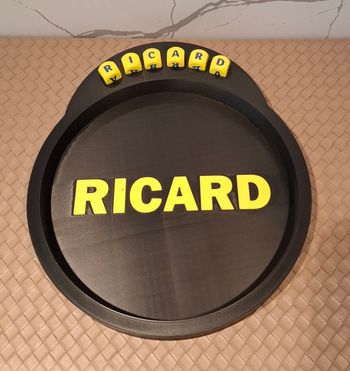 Plateau jeu dès Ricard