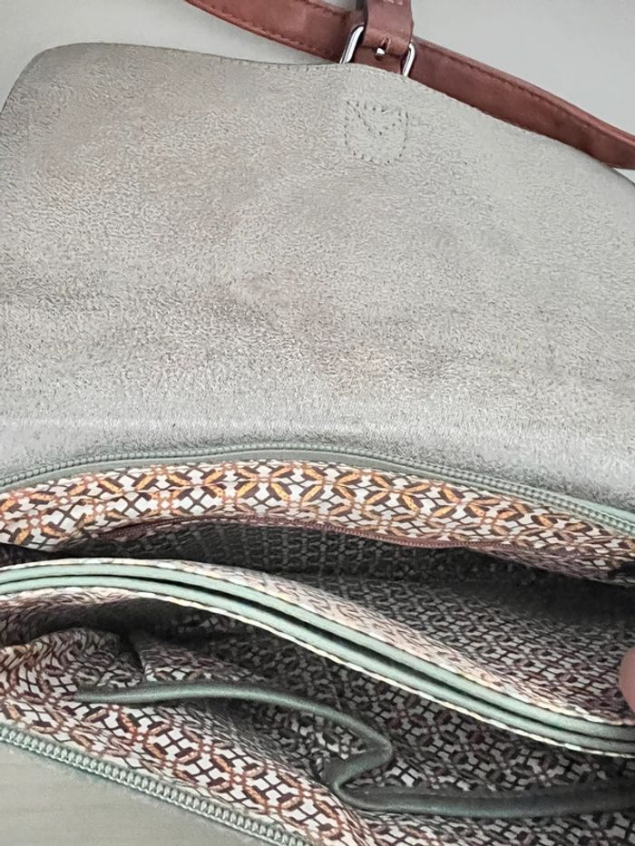 Sac à mains pochette vert neuf jamais utilisé - photo numéro 4