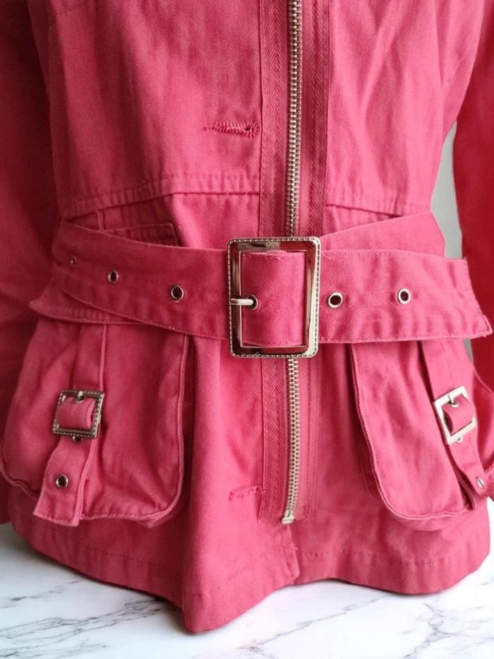 Veste saharienne rose - photo numéro 5