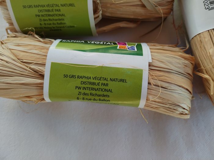 Raphia naturel Loisirs créatifs Bricolage - photo numéro 3