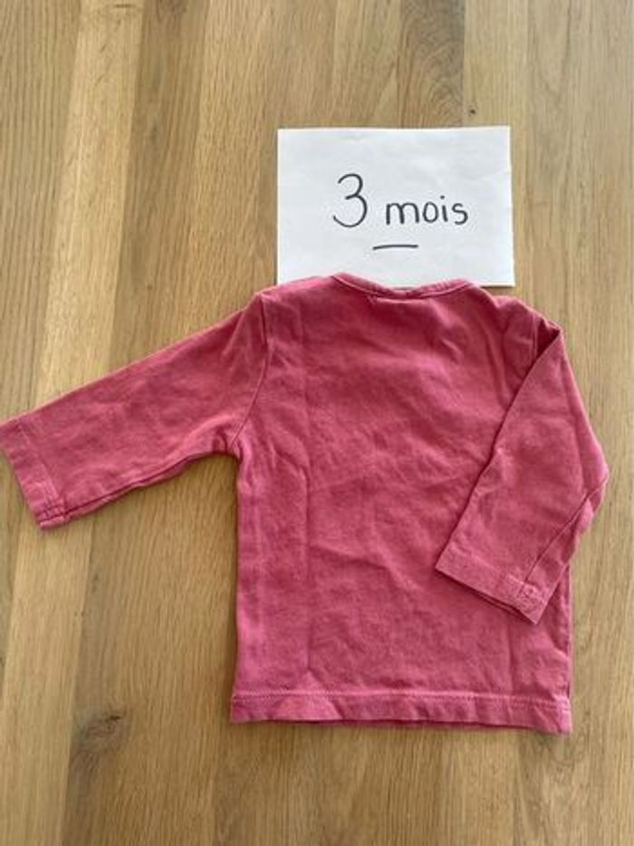 T-shirt fille Kiabi 3 mois - photo numéro 2