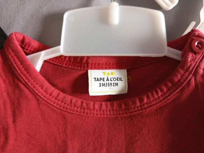 Lot t-shirt 3 mois - photo numéro 3