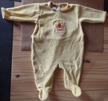 Pyjama velours bébé