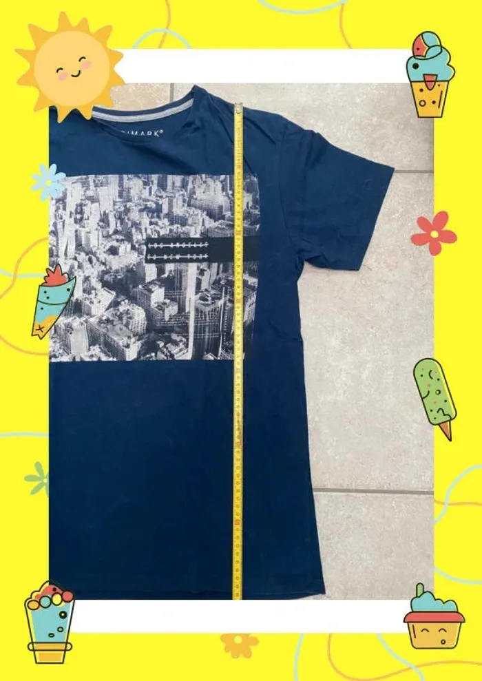 T shirt marine primark M - photo numéro 7