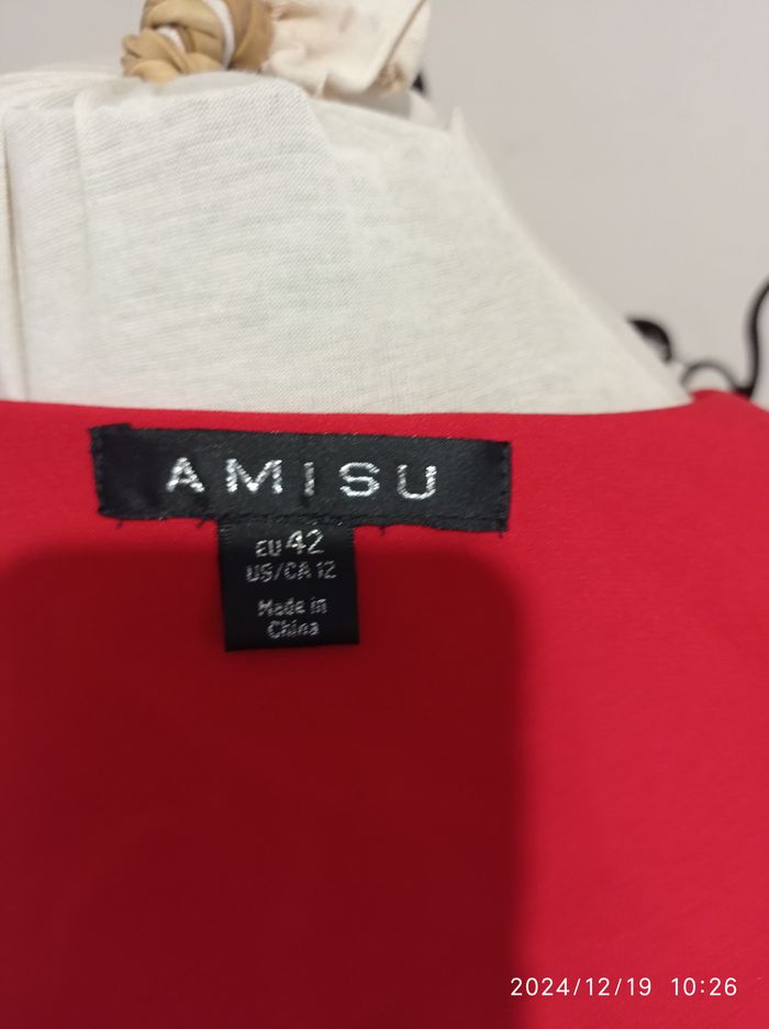 Veste rouge de amisu 44 *Spécial FETE* réf 564 P15 - photo numéro 2