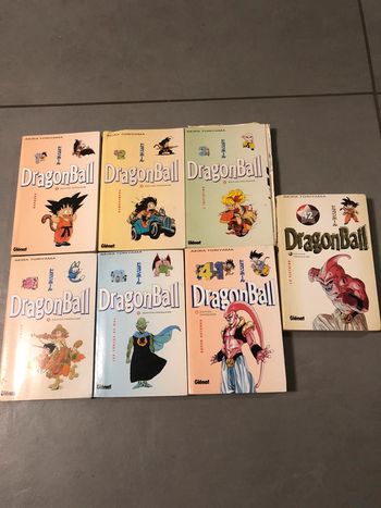 Lot de 8 mangas Dragon Ball Pastel