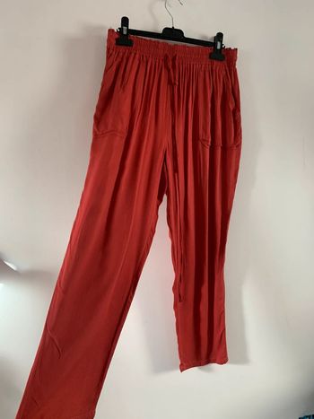 Pantalon fluide jambe large