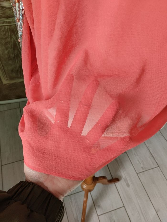 Blouse corail et argenté 🩷 - photo numéro 6