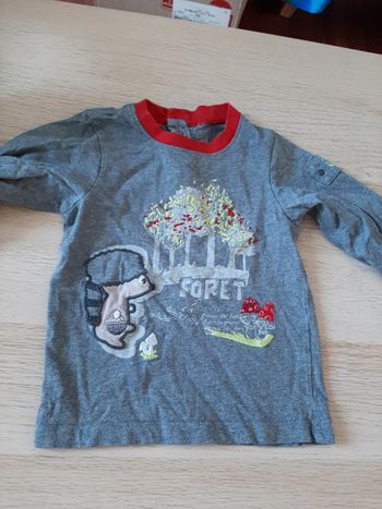 T-shirt manches longues taille 24 mois
