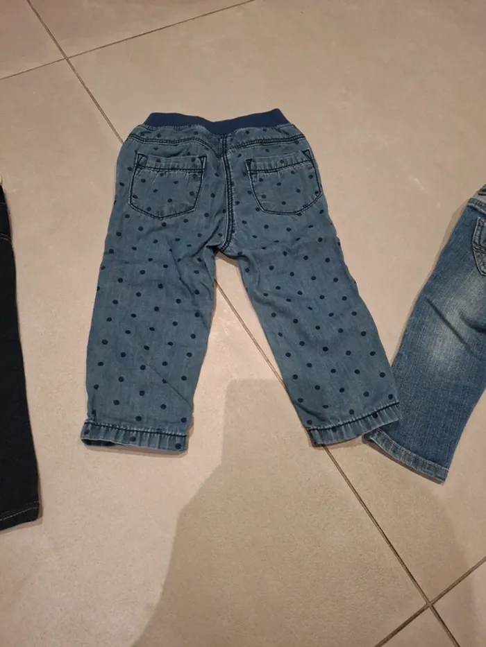 Lot de 6 pantalons fille 12 mois - photo numéro 6