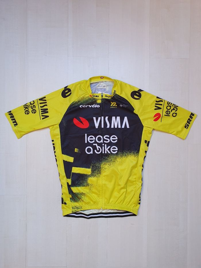 Maillot cyclisme 2025 taille L Visma Lease a Bike Tour des Flandres - photo numéro 3