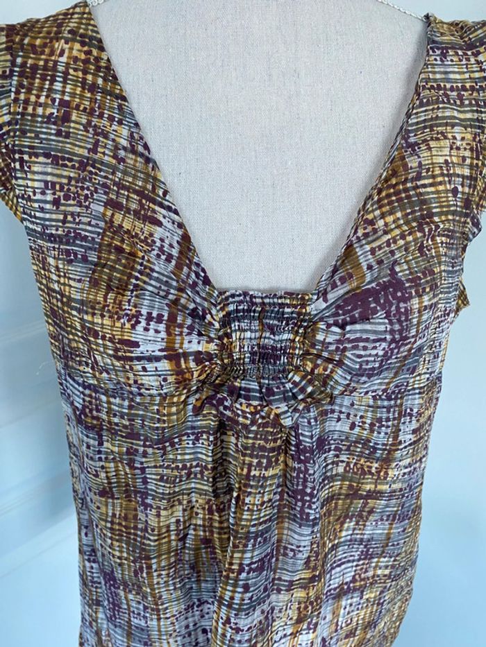 Top jaune et violet shyde taille 3 - photo numéro 2