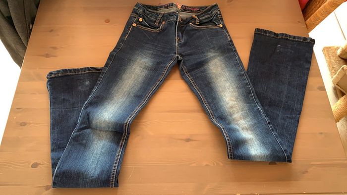 Jeans bleu taille 34 xs
