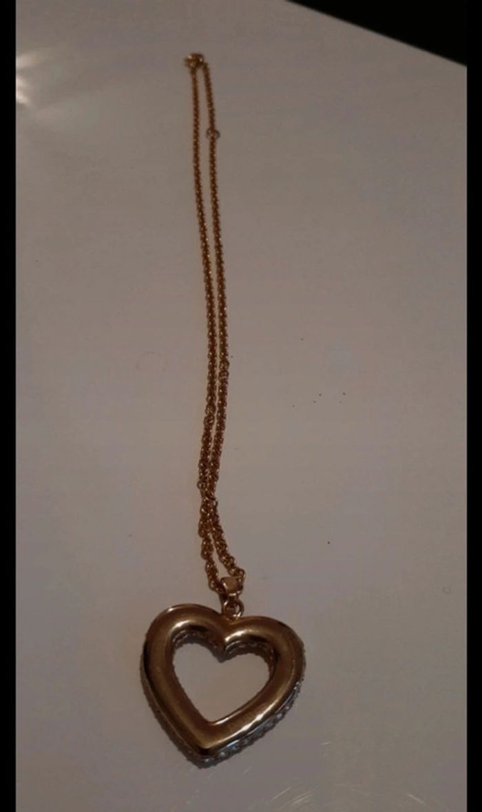 Pendentif cœur strass - photo numéro 4