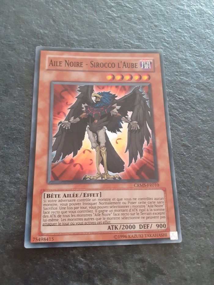Carte Yu-Gi-Oh ! Aile Noire - Sirocco l'aube CRMS-FR010
