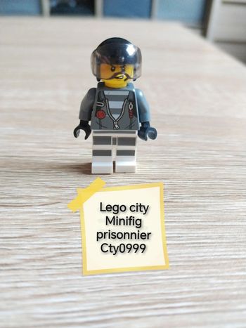 Lego city minifig prisonnier cty0999