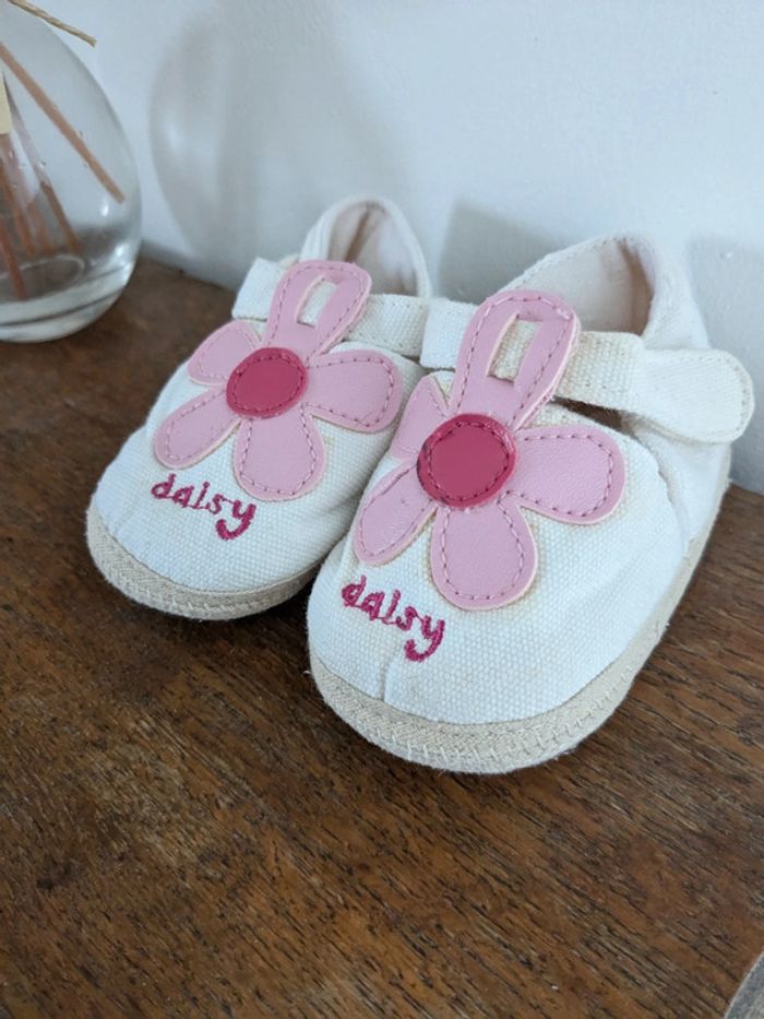 Chaussure bébé fille 6-12 mois fleurs - photo numéro 2