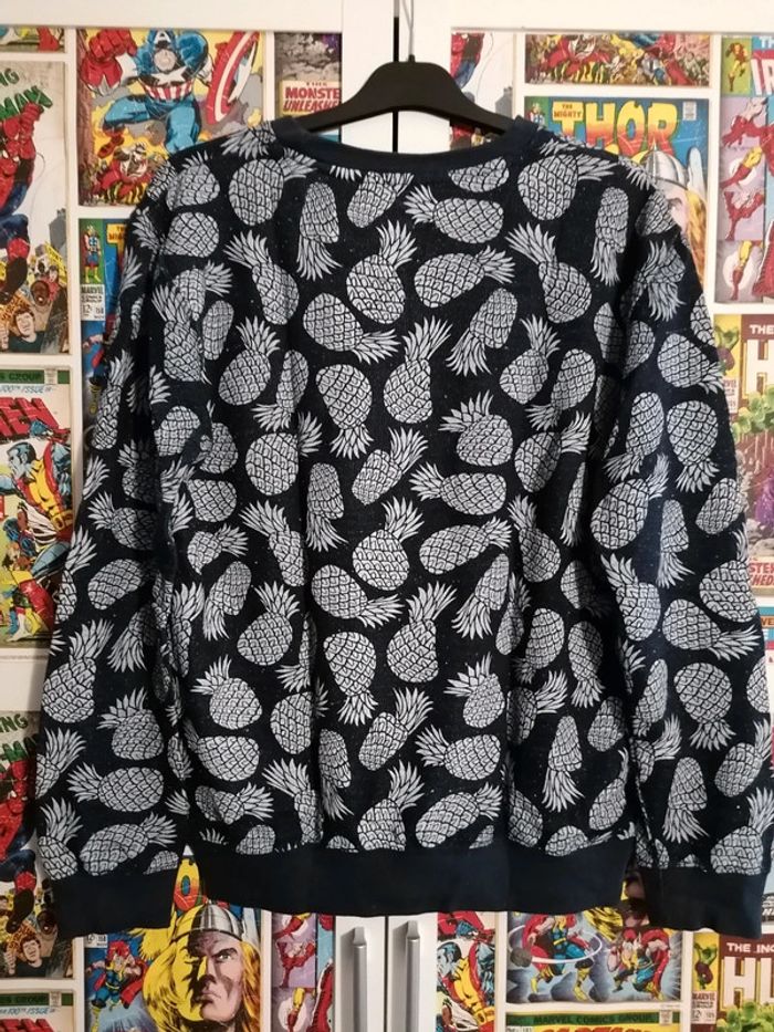 Sweat motifs ananas pour homme bellfied taille XL - photo numéro 2