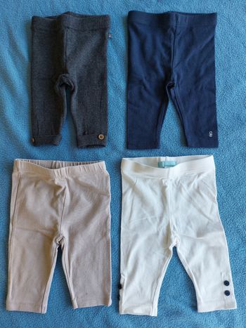 Lot de 4 leggings 3 mois