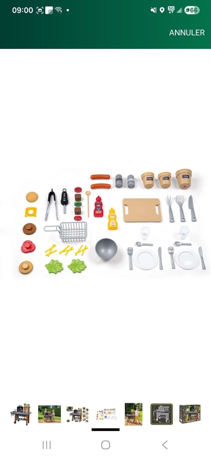 Smoby - barbecue- cuisine - neuf - photo numéro 3