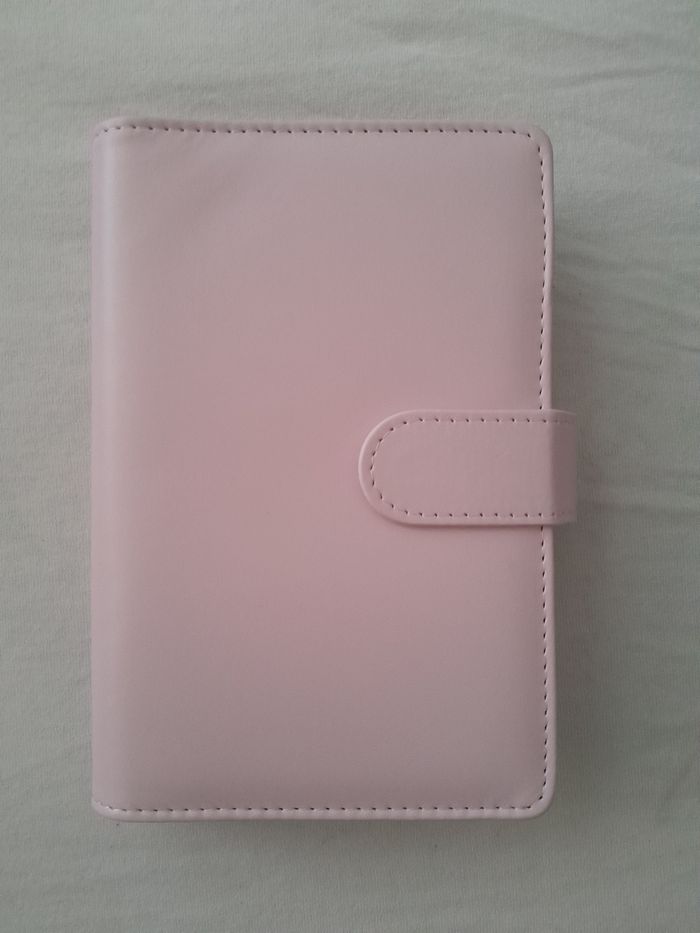 Classeur budget a6 rose