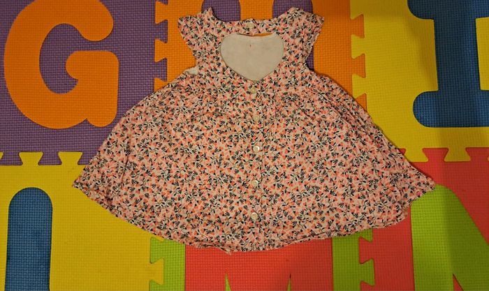 Robe fleurie rose, orchestra, taille 6 mois (67 cm) - photo numéro 2