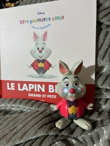 Figurine + livre le lapin blanc n 40 mes premiers amis disney Altaya 