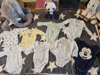 Lot de bodies manches longues