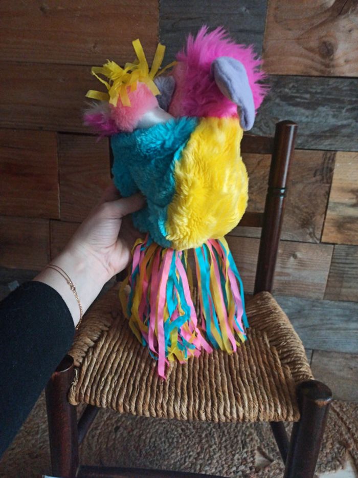 peluche Popples pom pom girl Vintage tbe - photo numéro 7
