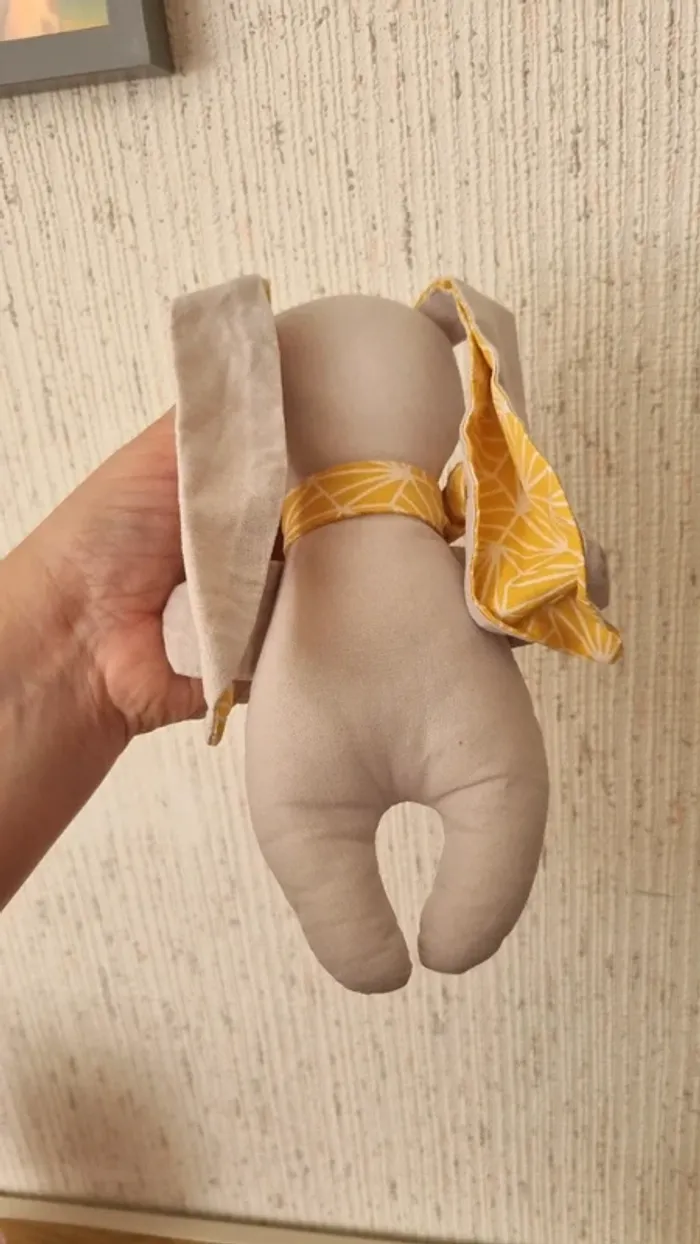 Peluche lapin a lunette - photo numéro 8